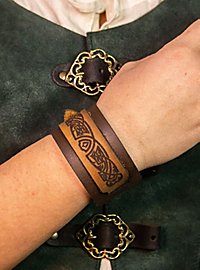 Bracelet médiéval en cuir - Aredhel